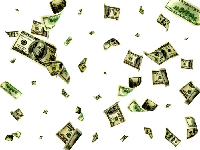 Falling Dollar Money Background Images