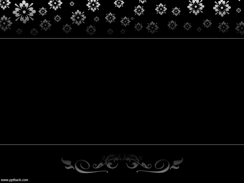 Fancy Black PowerPoint Background Download