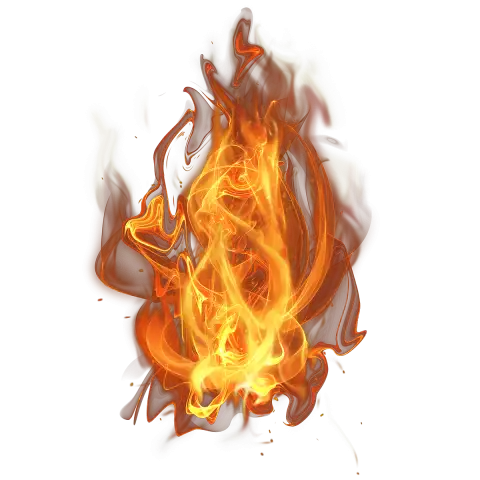 Fire Burning Flame PNG Transparent Background