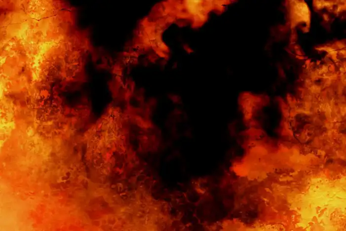 Fire Burning Oraneg Smoke Background HD Images Download