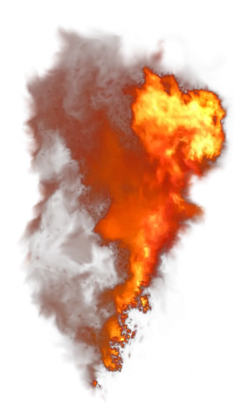 Fire Burning Smoke PNG File Download Full HD