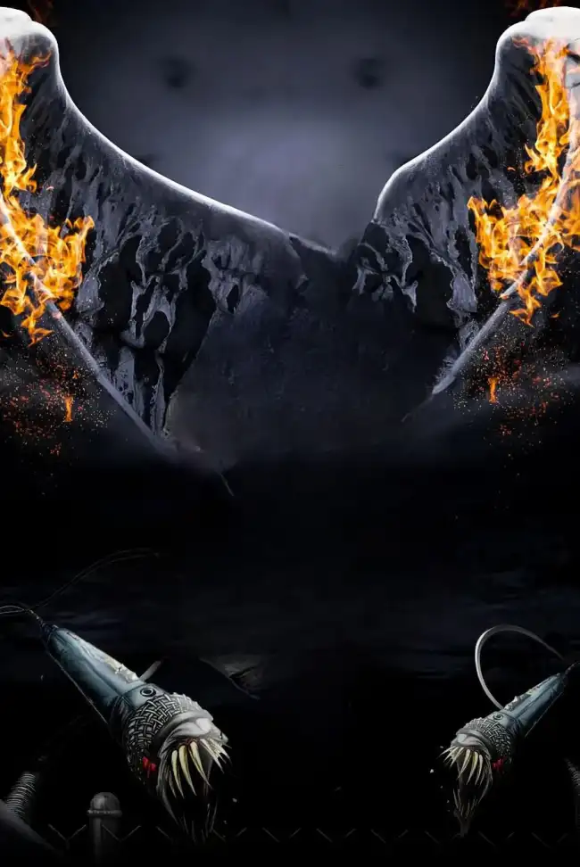 Fire Wings CB Background HD Download