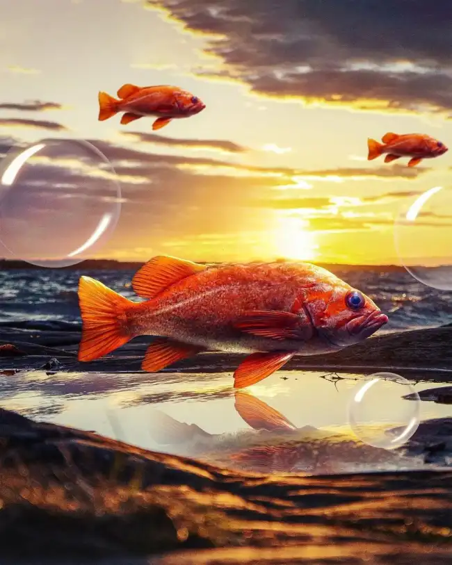 Fish Viral Picsart Background HD Download