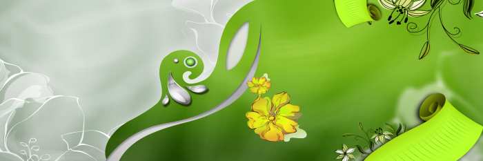 Flex Leaf Desing Banner Background Download