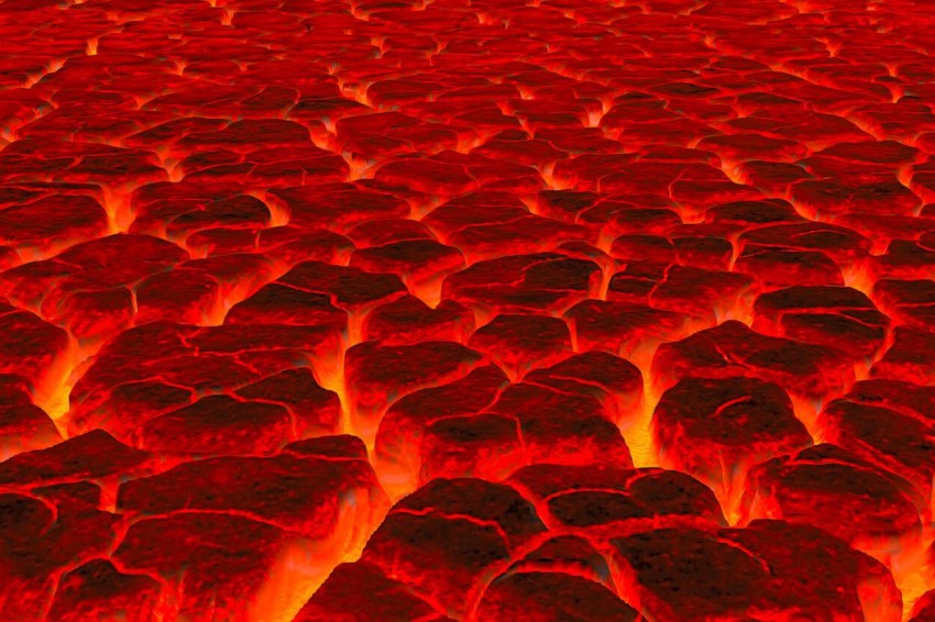 Flow Lava Texture Background Wallpaper