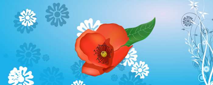 Flower Desing Flex Banner Background Download