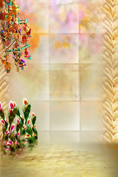 Flower Guldasta Studio Indoor Background HD Download