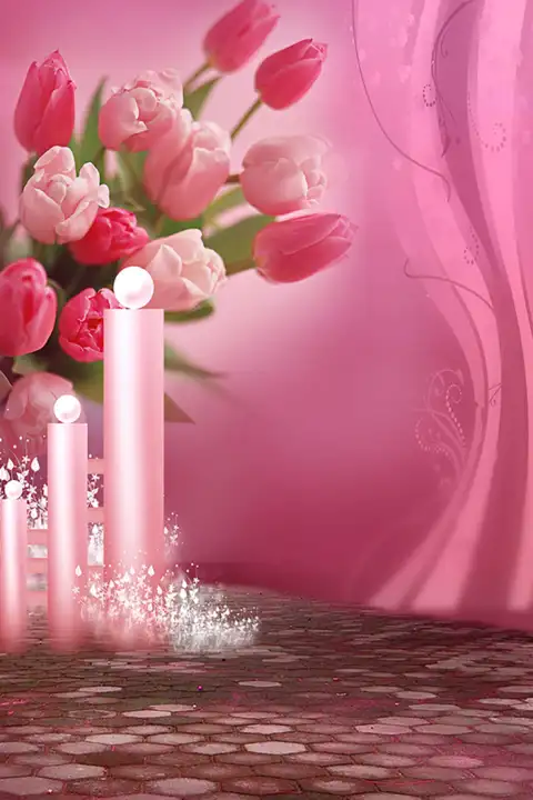 Flower Guldasta Studio Indoor Background HD Download