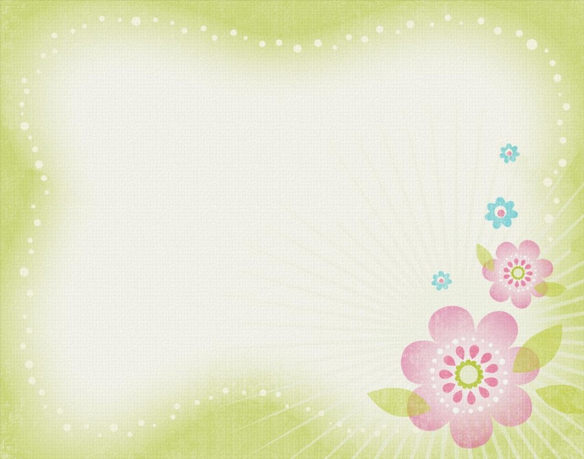 Flower PowerPoint Background  Download Free