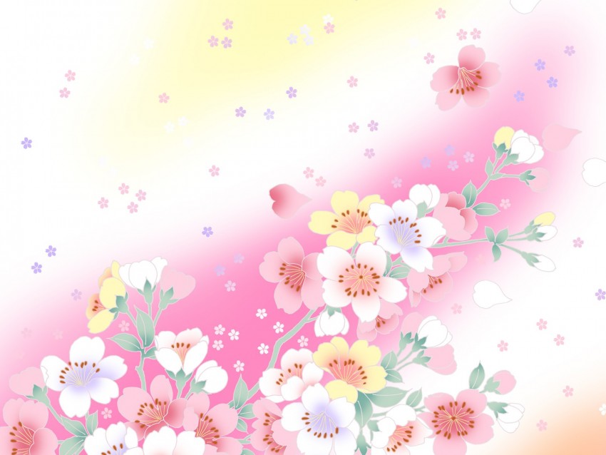 Flower PowerPoint Background Image Photo