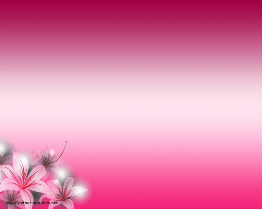 Flower PowerPoint High Quality  Background