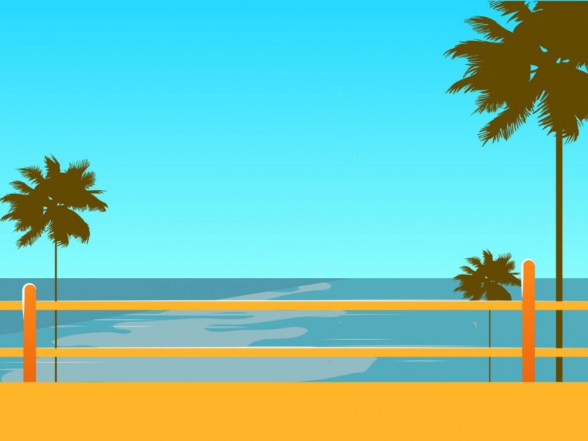 Free Beach PowerPoint Background Templates