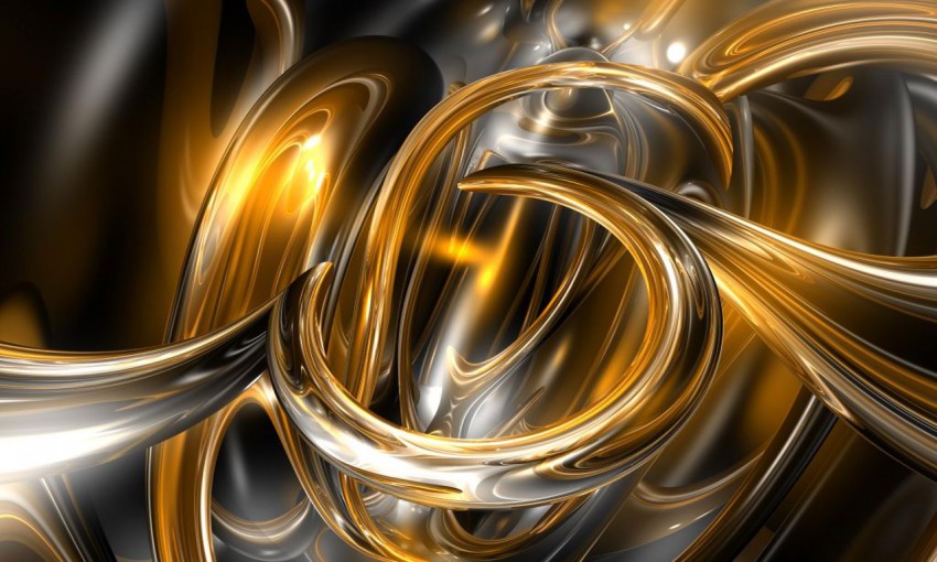 Free Black And Gold PowerPoint Background