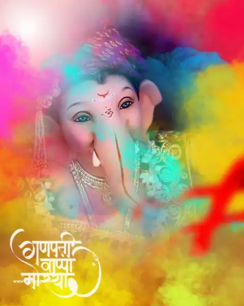 Free Download Ganpati Editing Background HD