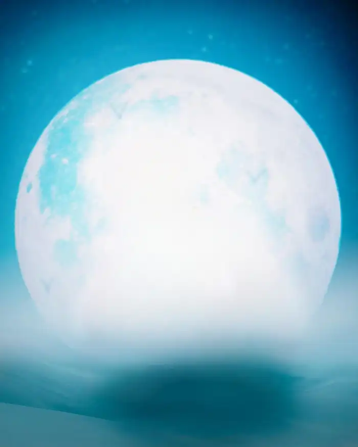 Full Moon Glowing Photo Editing Background Free