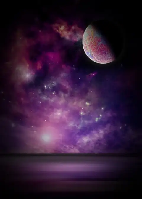 Galaxy Portrait Studio Background HD Download