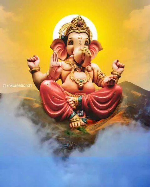 Ganesh Chaturthi Big Size CB Editing Background