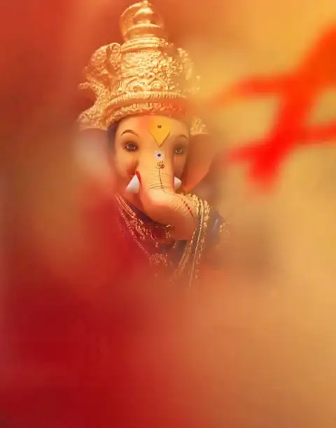 Ganesh Chaturthi Blur Face Picsart Editing Background