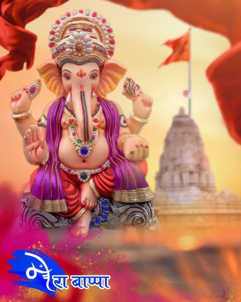 Ganesh Chaturthi CB PicsArt Editing Background