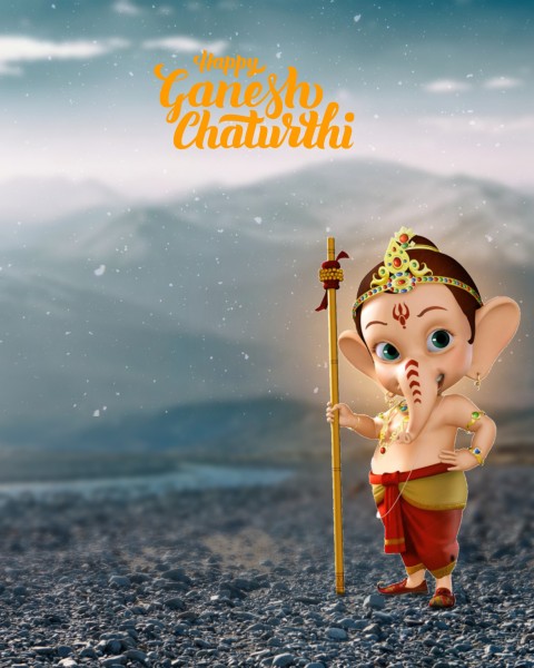 Ganesh Chaturthi CB PicsArt Editing Background