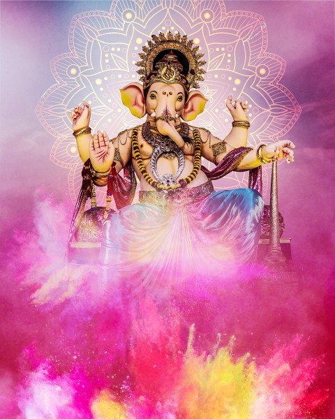 Ganesh Chaturthi Editing Background