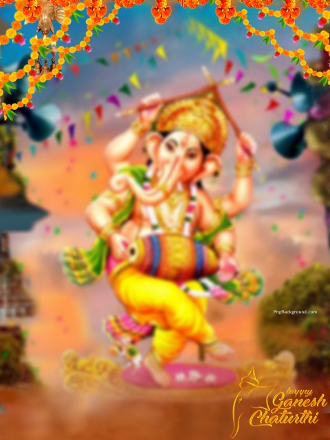 Ganesh Chaturthi Editing Background Full HD