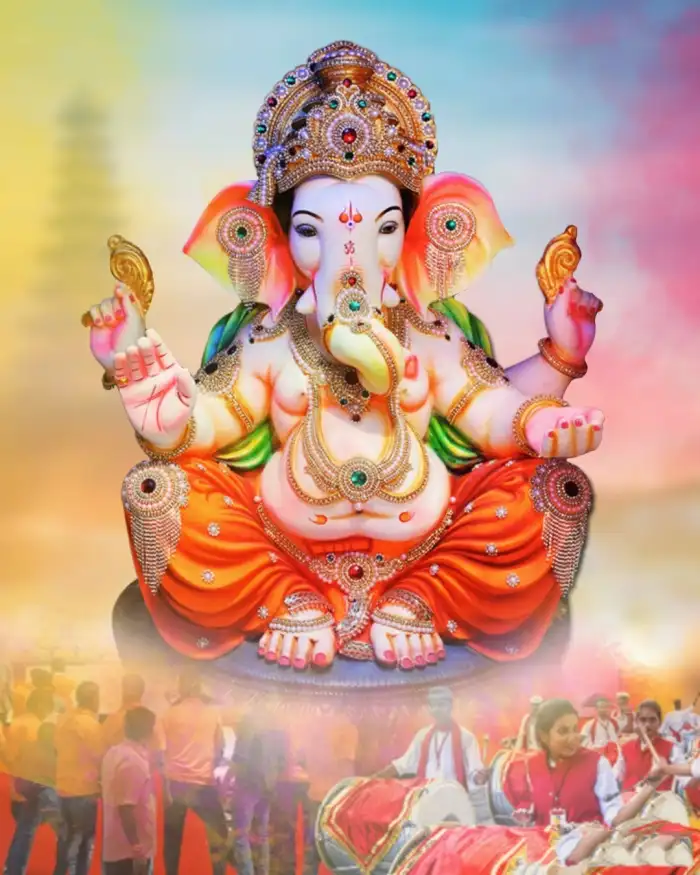 Ganesh Chaturthi Ganpati Banner Poster Background  HD Images