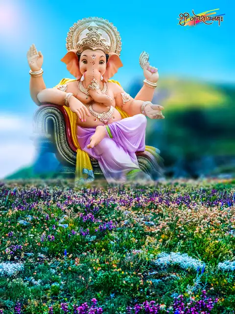 Ganesh Chaturthi  Nature  Background For CB PicsArt Editing