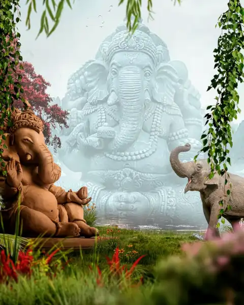 Ganesh Chaturthi Outdoor Nature Picsart Editing Background