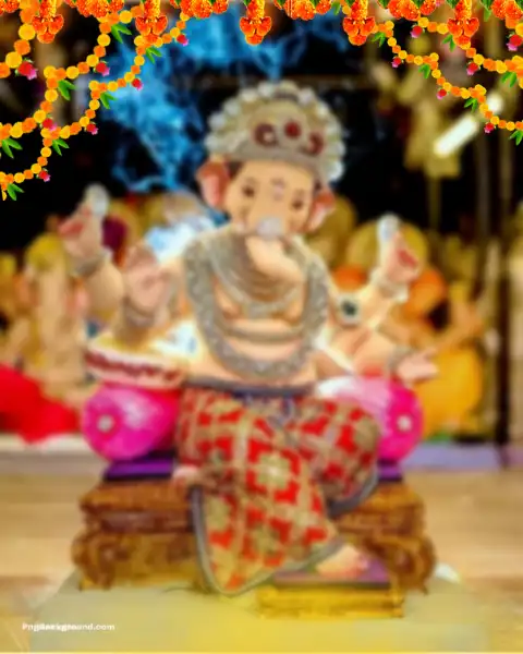 Ganesh Chaturthi Puja Photo Picsart Editing Background