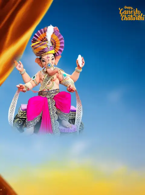 Ganesh Chaturthi Sky CB Editing Background HD Download