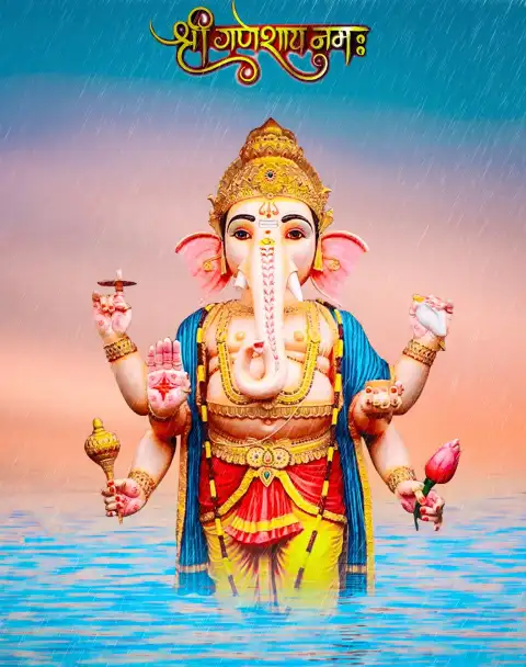 Ganesh Chaturthi Water Picsart  Editing Background HD