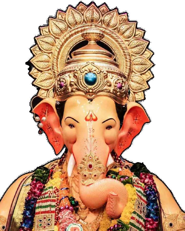 Ganesh Ganpati Bappa Front PNG Images Download Free