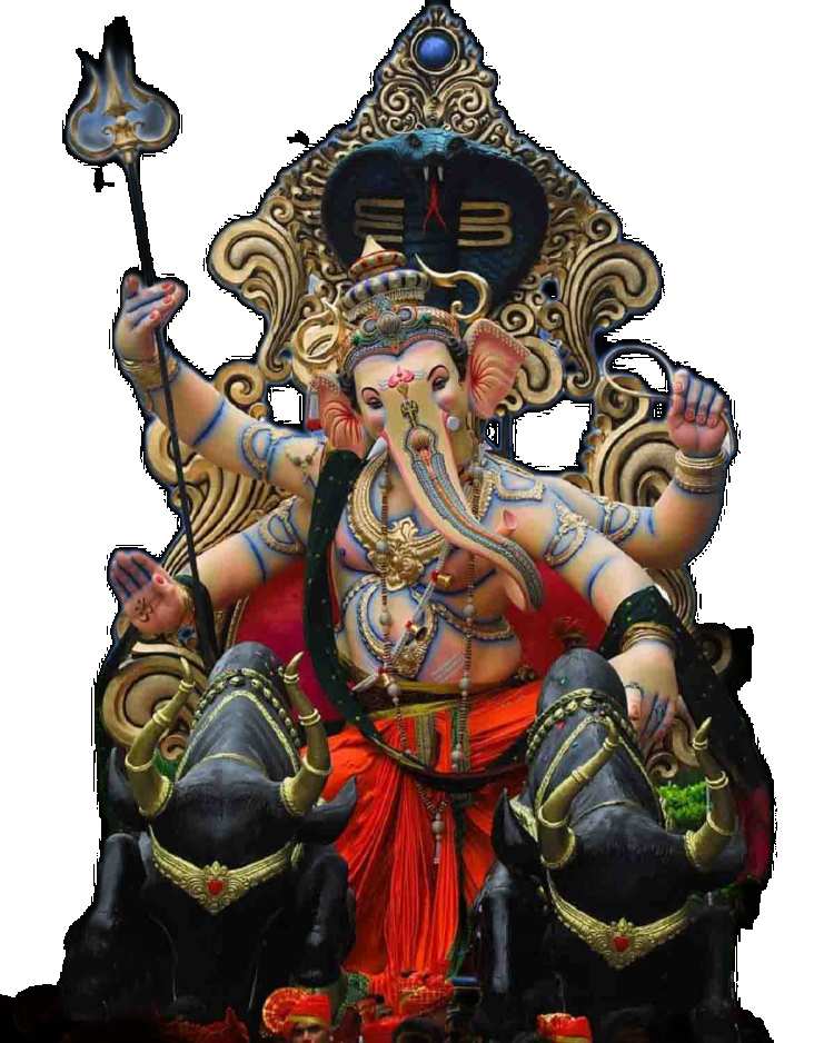 Ganesh Ji Big Size Statue PNG HD Background Download Free