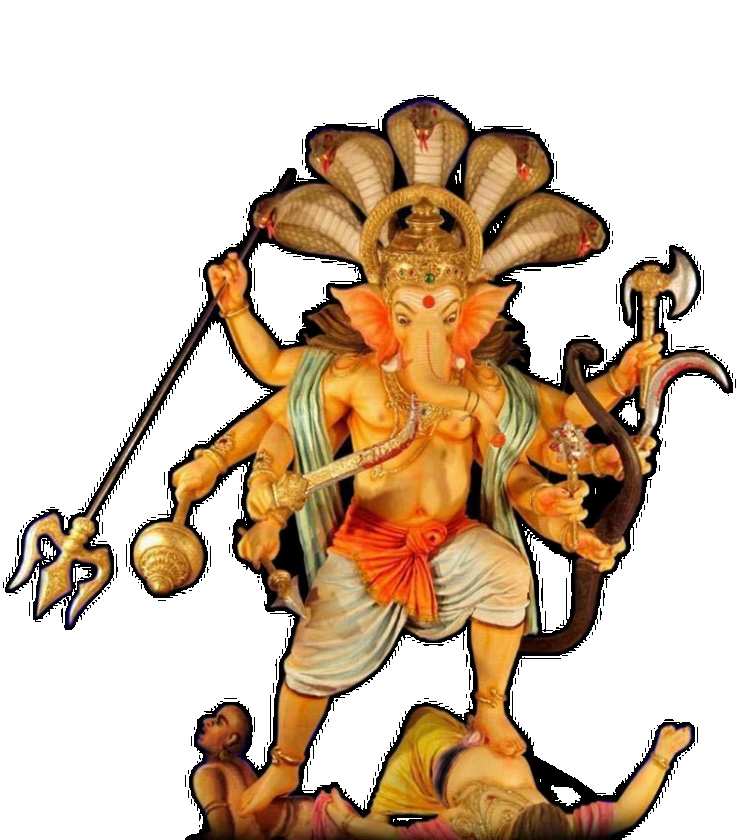 Ganesha Angry Statue Background  PNG Images Download Free