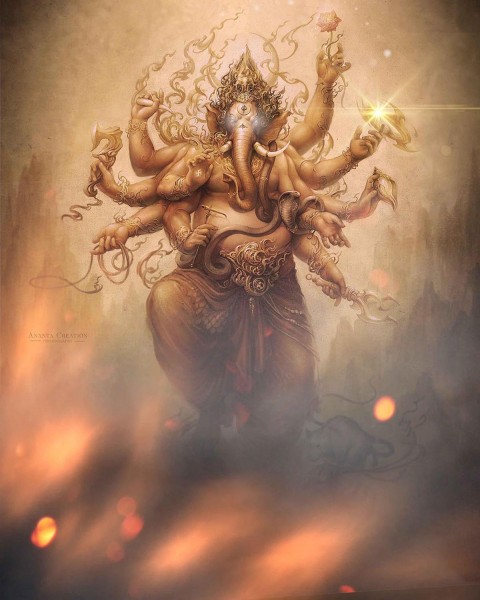 Ganesha Big Size  Chaturthi Editing Background