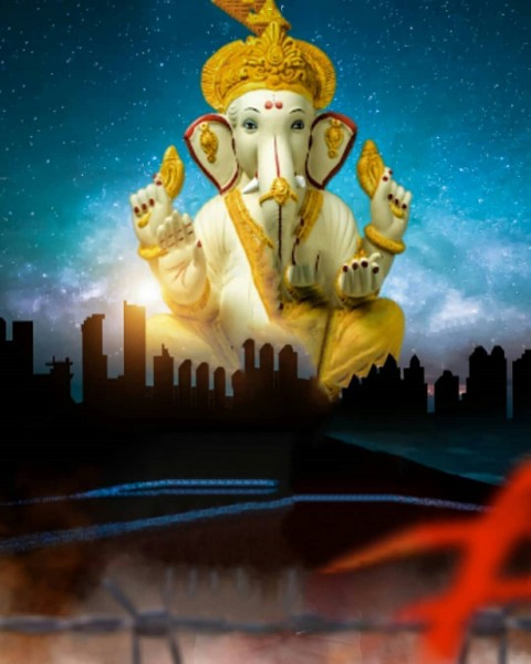 Ganesha PicsArt Editing HD Background