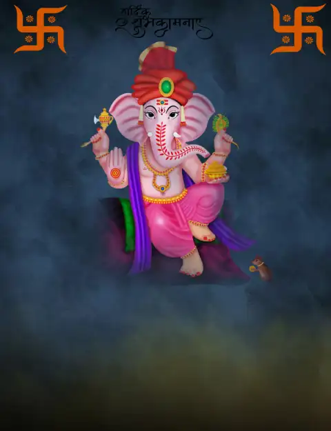 Thumbail Of Ganpati Bappa Editing Background