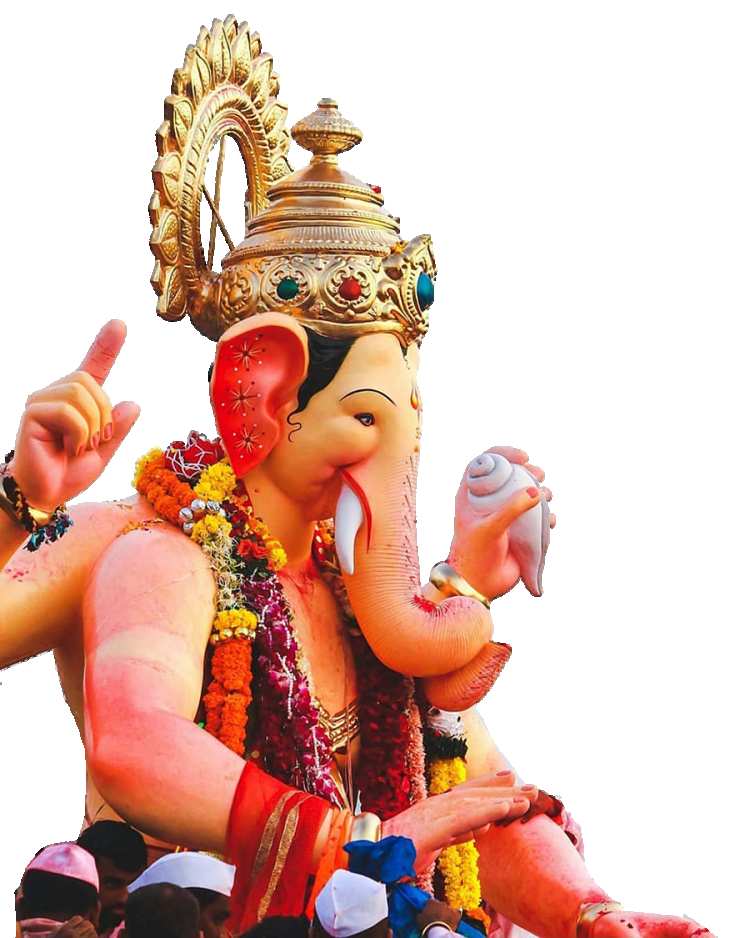 Ganpati Bappa Side View Picsart PNG Images Download