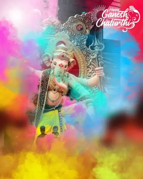 Ganpati Editing Background HD