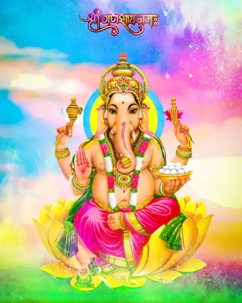 Ganpati Editing Background HD