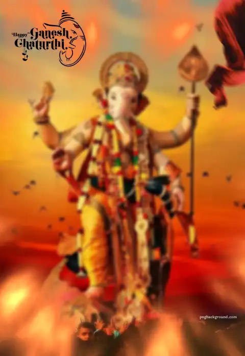 Ganpati Full Body Ganesh Chaturthi Editing Background  For Picsart