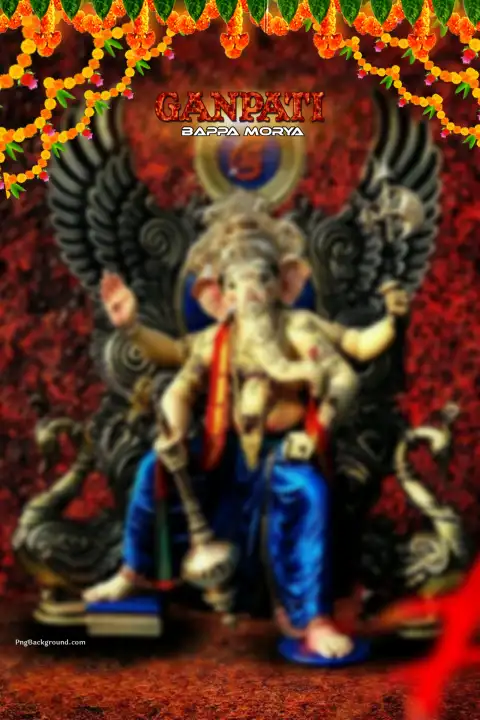 Ganpati Full Body Statue Picsaty Ganesh Chaturthi Editing Background