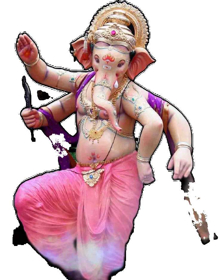 Ganpati Ganesha Standing  PNG Images Download Free