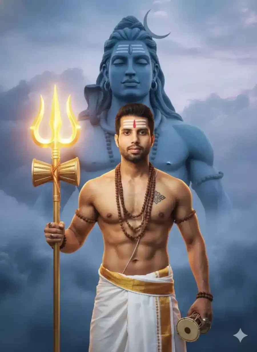 Thumbail Of Gemini Mahadev Blessing Ai Photo Editing Prompts