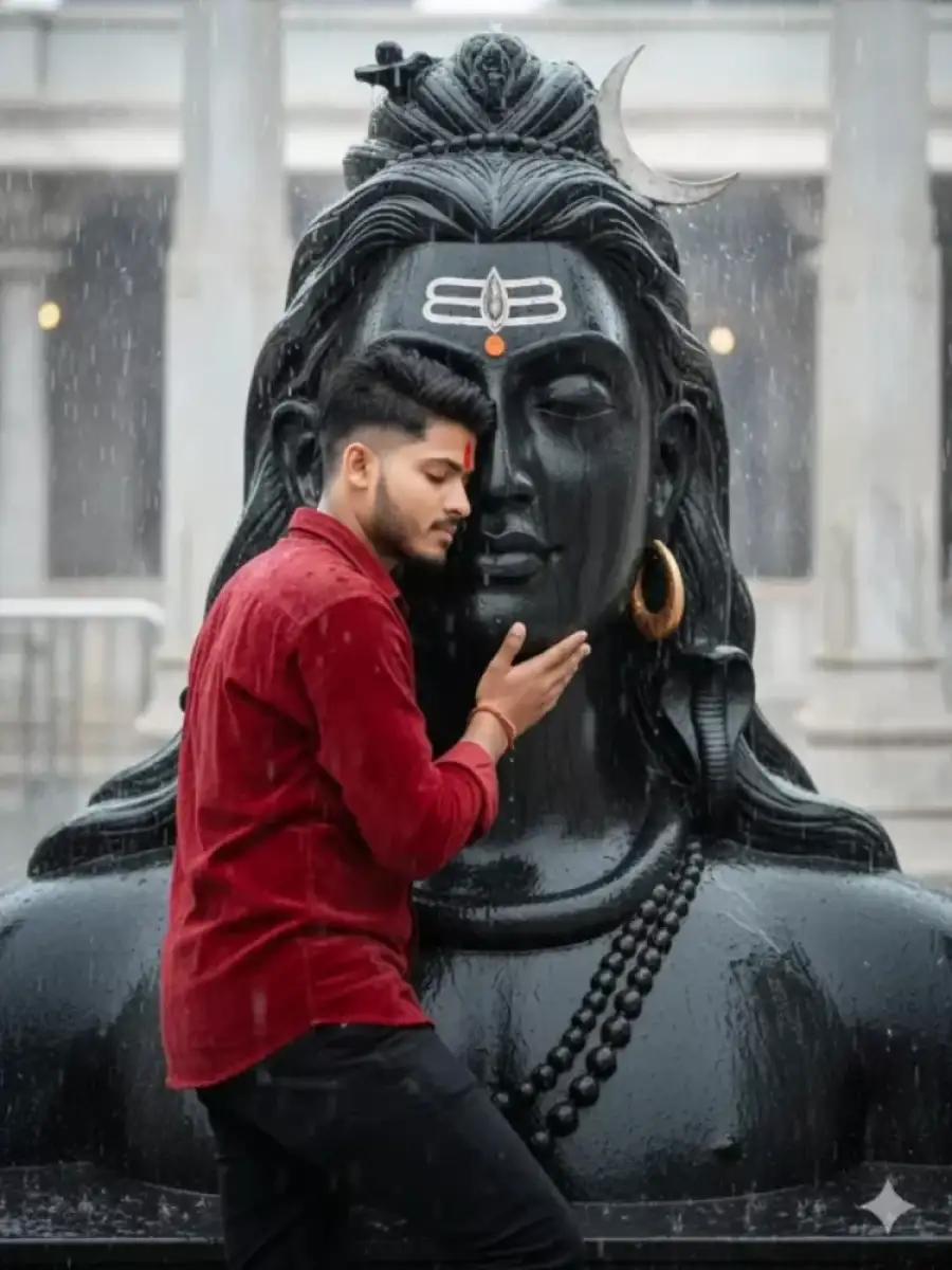 Thumbail Of Gemini Mahadev Blessing Ai Photo Editing Prompts