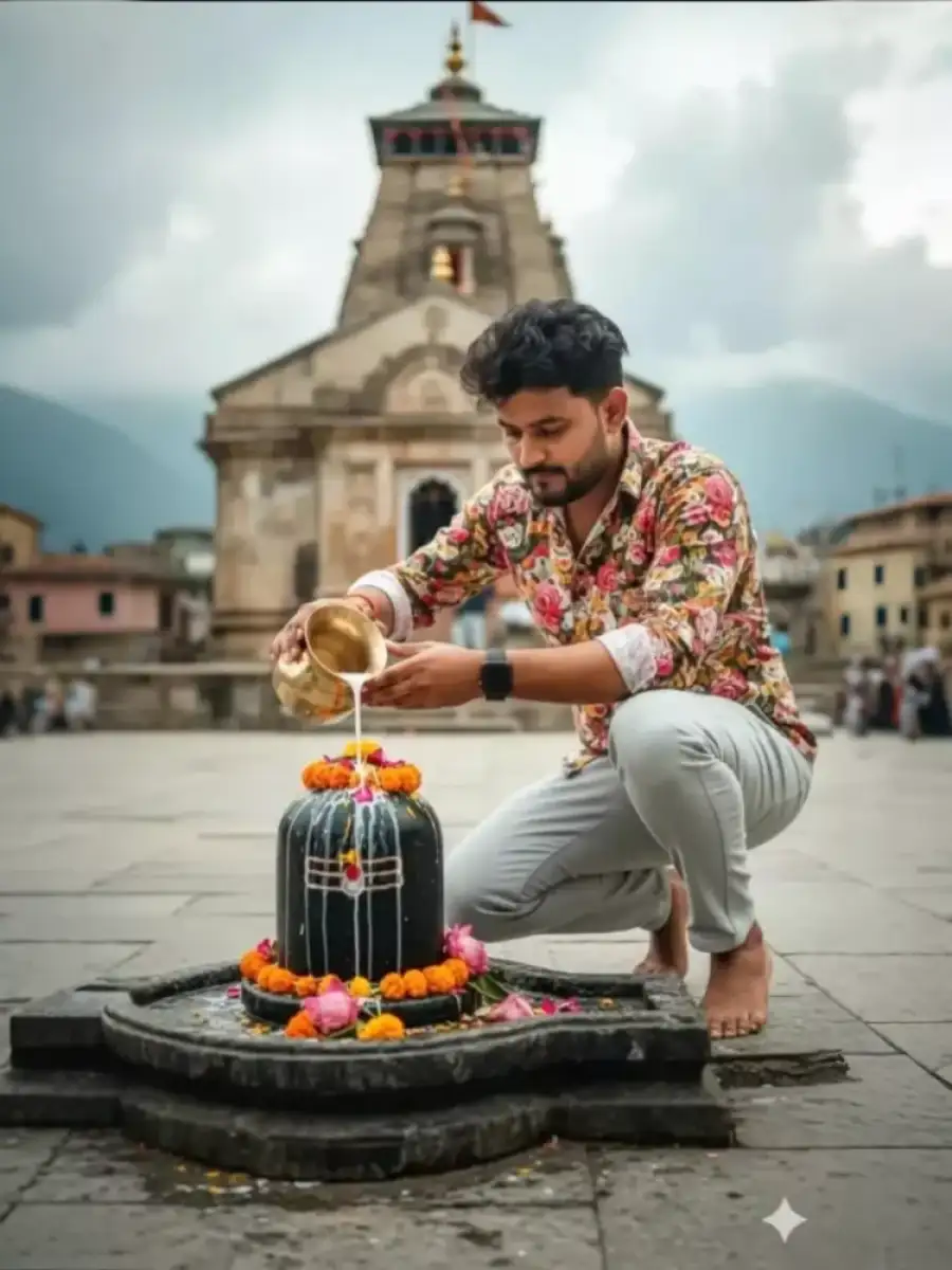 Thumbail Of Gemini Mahadev Blessing Ai Photo Editing Prompts