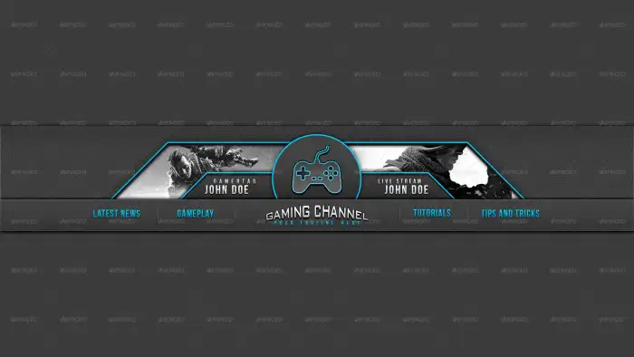 GFX Youtube Gaming Banner Background Free Images