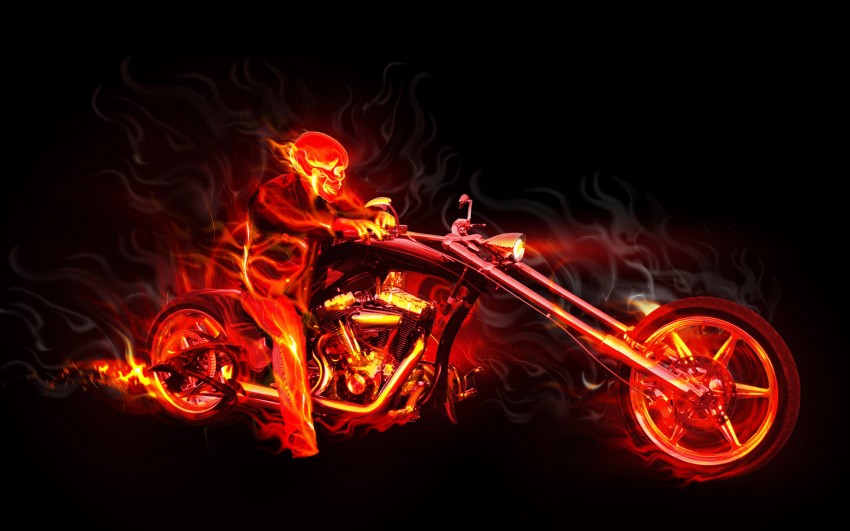 Ghost Rider Fire Background F(36)