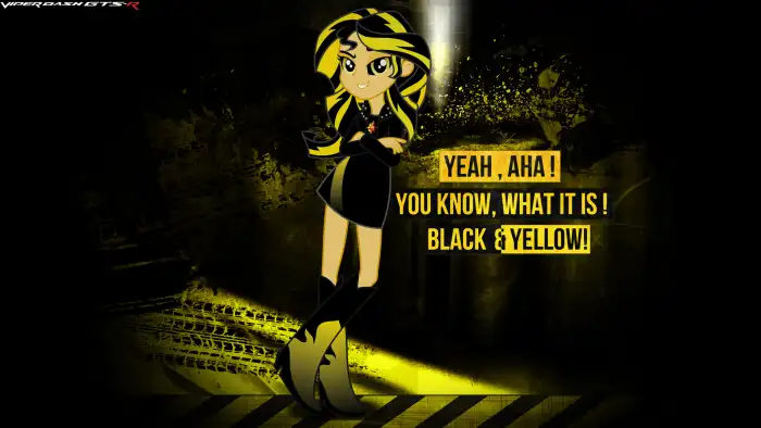 Girl Black And Yellow Background HD Wallpapers